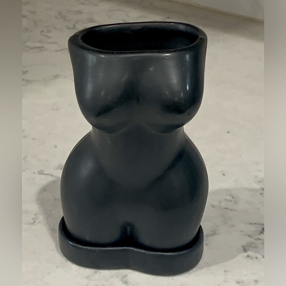 Female Decor Body Shape Vase&Saucer